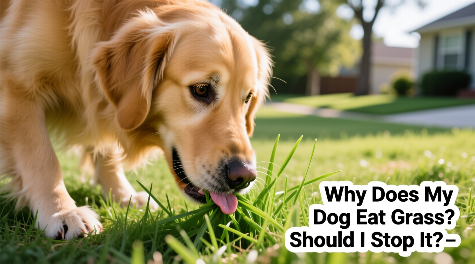 why does my dog eat grass should i stop them or let it go