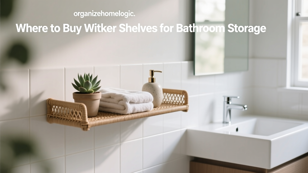 Where to Buy Wicker Shelves for Bathroom Storage