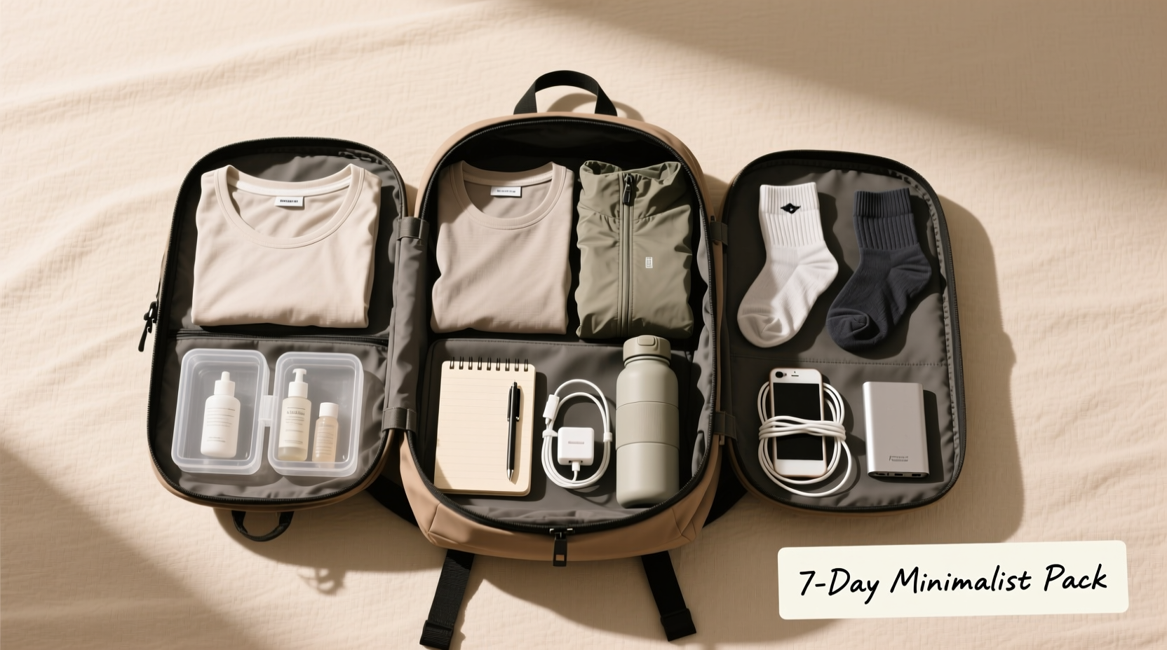 how to pack a carry on for a week using only a backpack minimalist travel guide