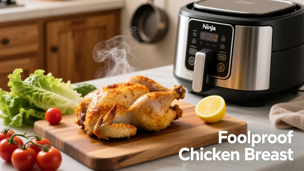 Perfect Ninja Foodi Chicken Breast: Crispy & Juicy