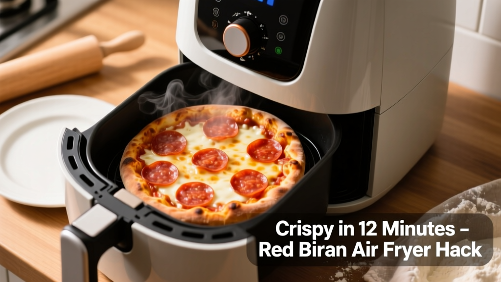 Red Baron Single Pizza in Air Fryer (Crispy!)