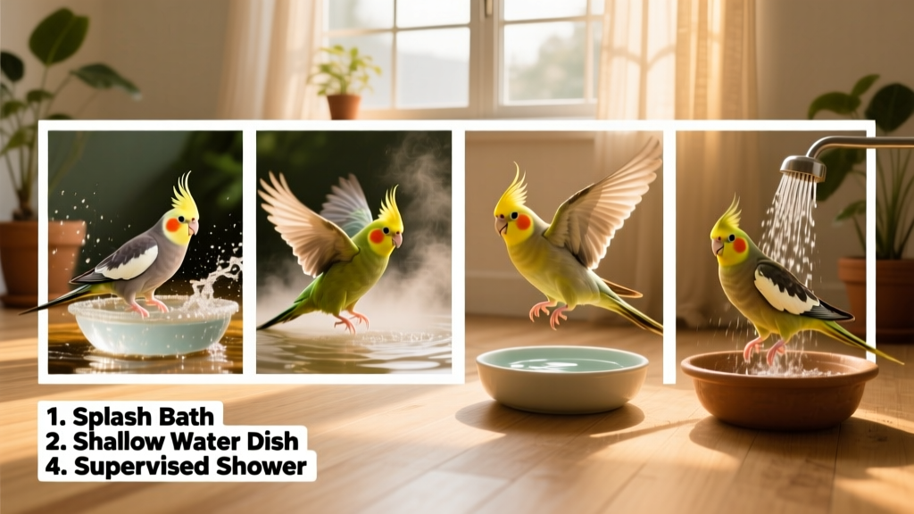 What to Know About Bird Bathing: 4 Ways to Bathe Your Pet Bird