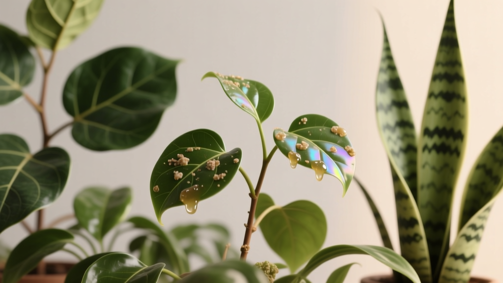 What Is the Sticky Stuff on My Indoor Plants?