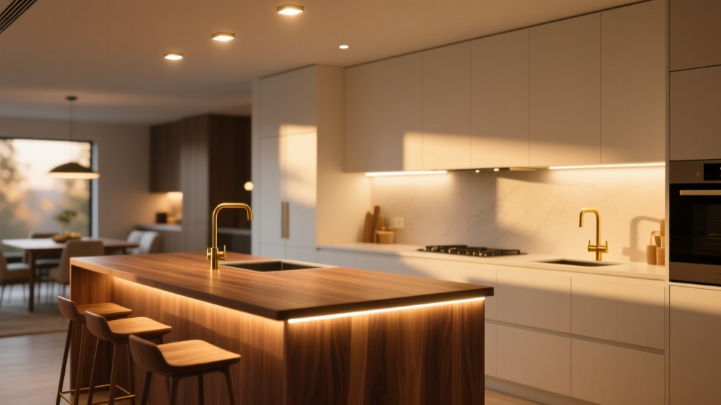 Kitchen Island vs. Peninsula: Under-Cabinet Light Guide