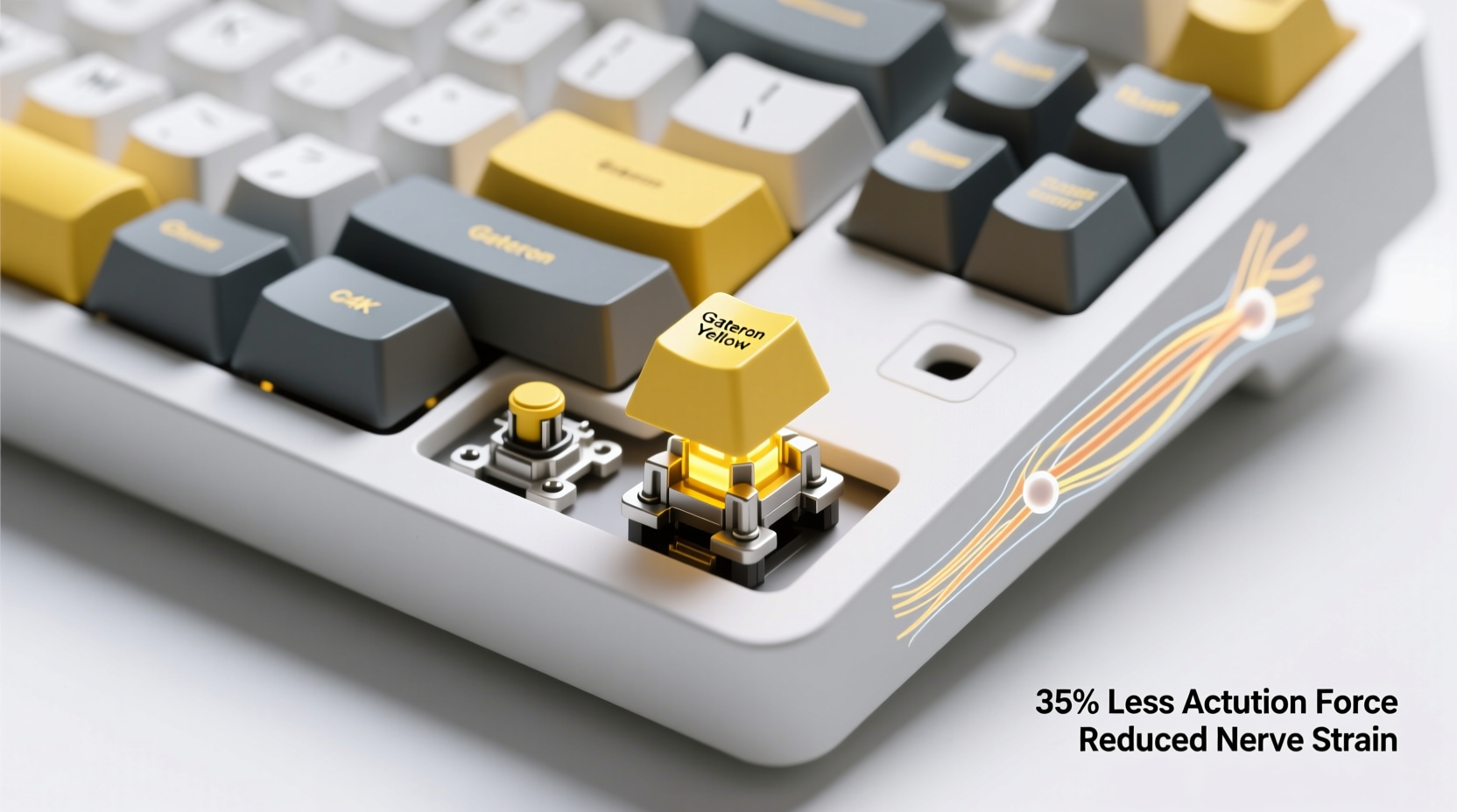 Gateron Yellow for Coders with Wrist Pain