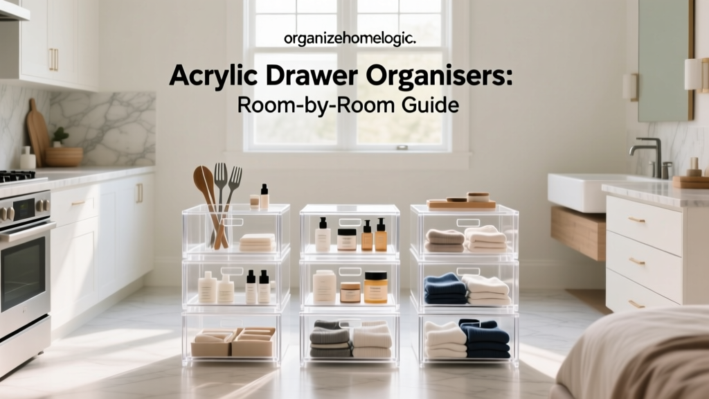 Acrylic Drawer Organisers: Room-by-Room Guide