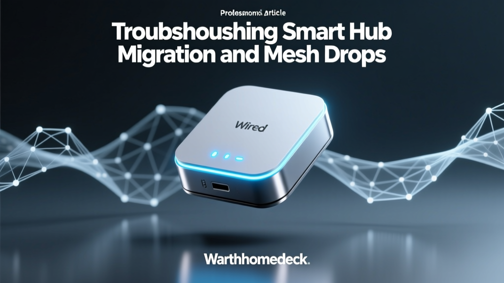 Troubleshooting Smart Hub Migration and Mesh Drops