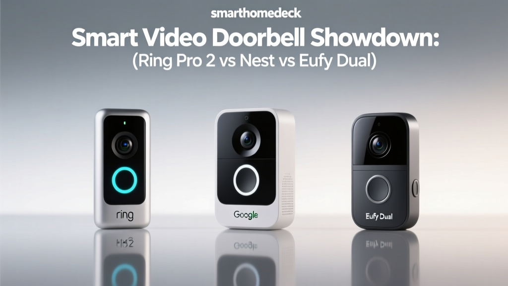 Smart Video Doorbell Showdown: Ring Pro 2 vs Nest vs Eufy Dual