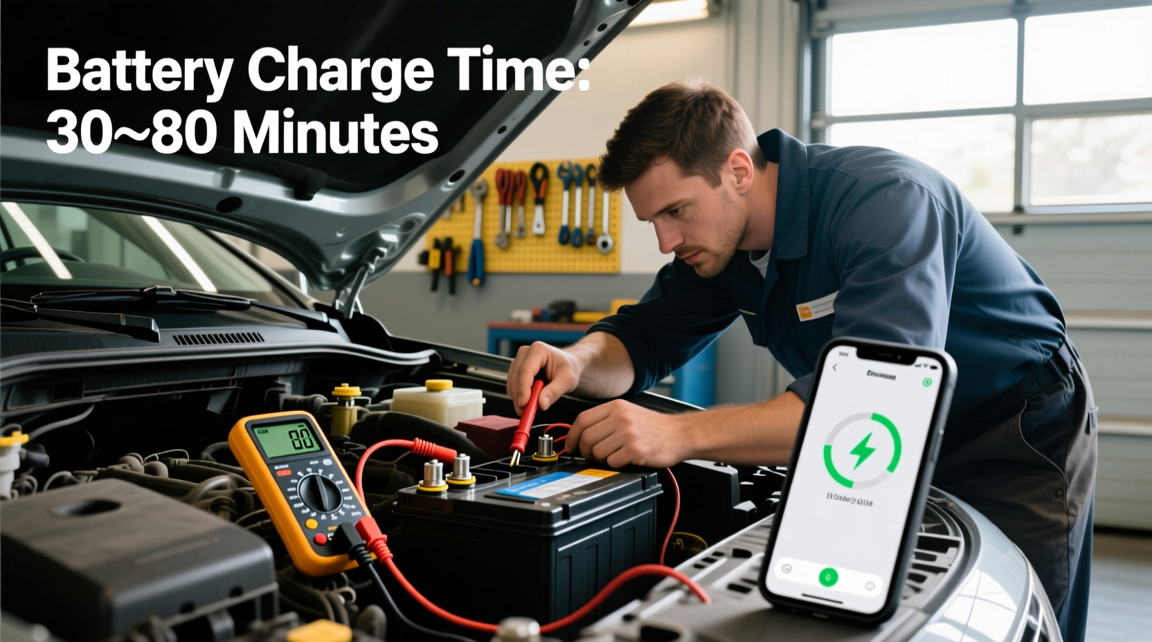 how long does it take a car battery to recharge