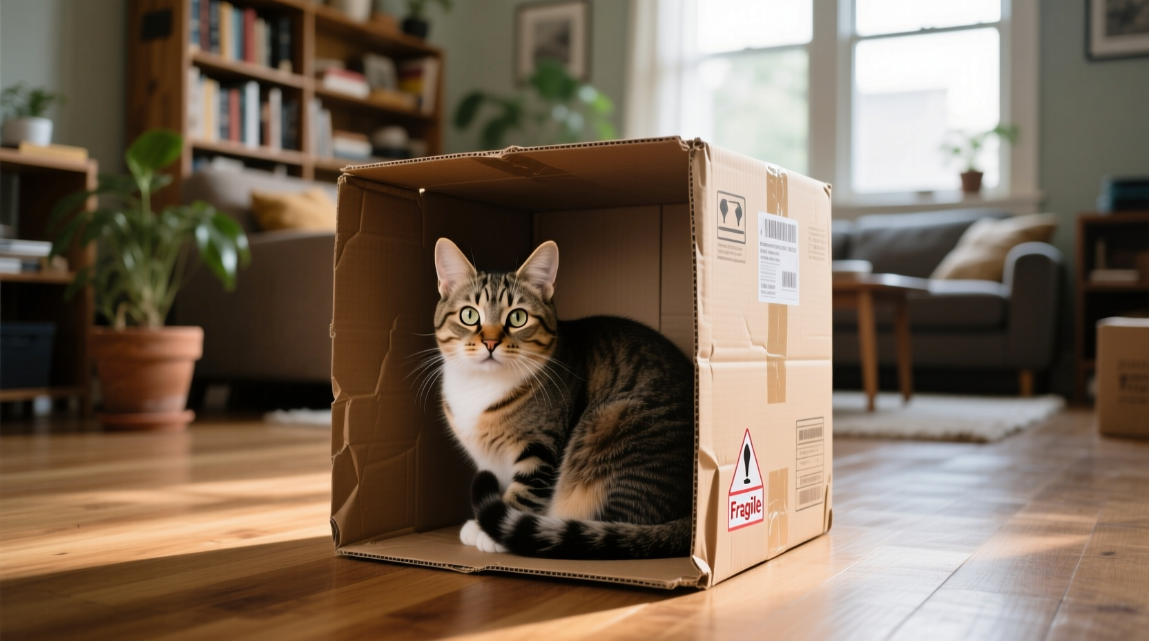 why do cats sit in boxes larger than themselves behavioral insights