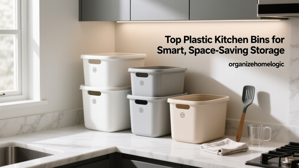 Top Plastic Kitchen Bins for Smart, Space-Saving Storage