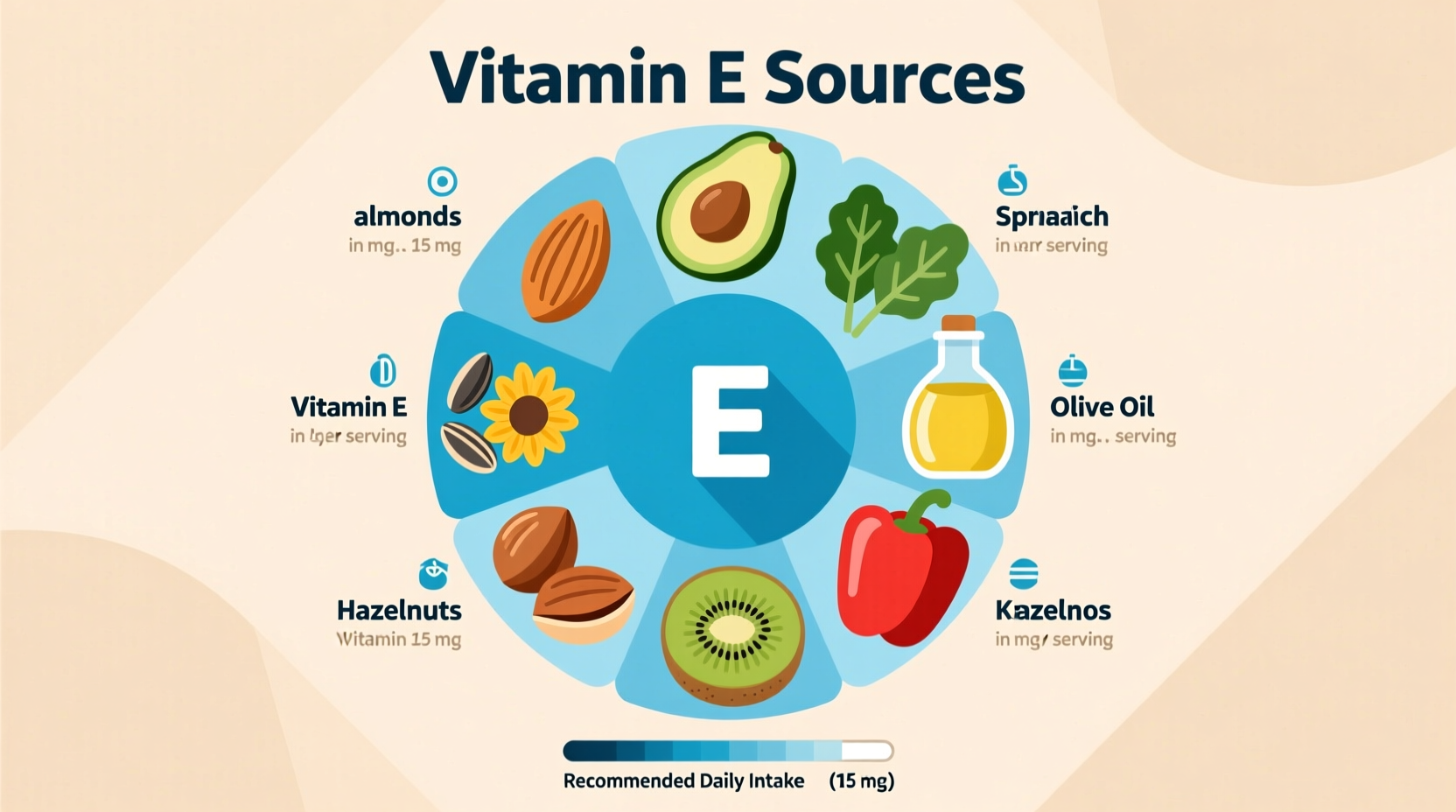 what foods have vitamin e in