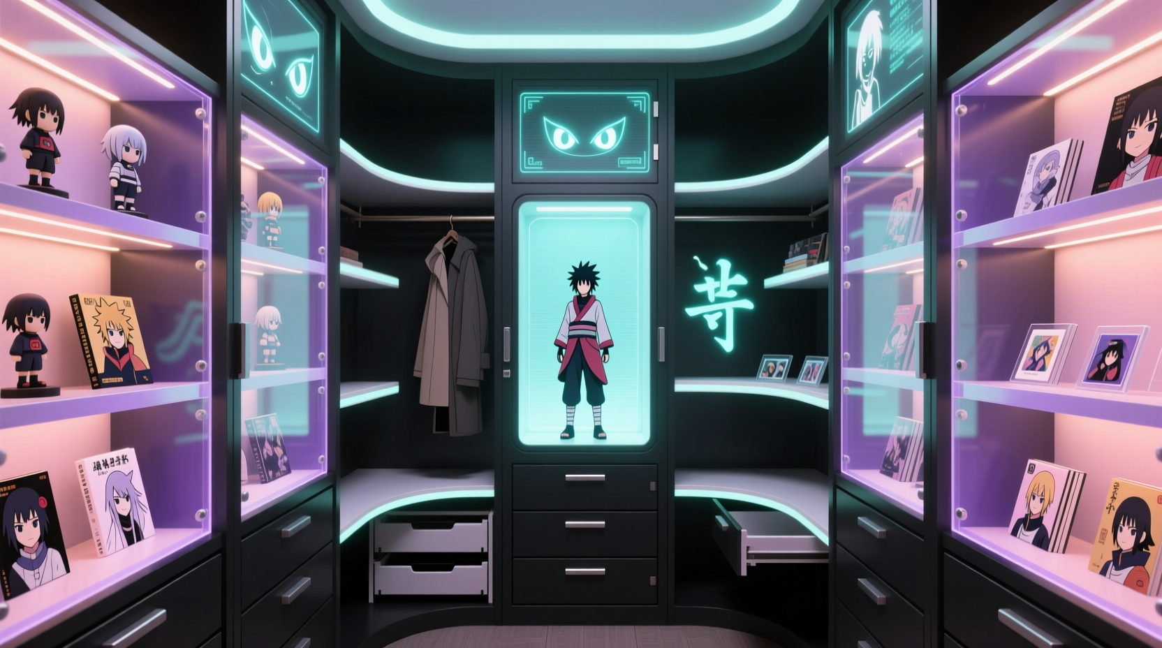 anime merch archive closet organization tips