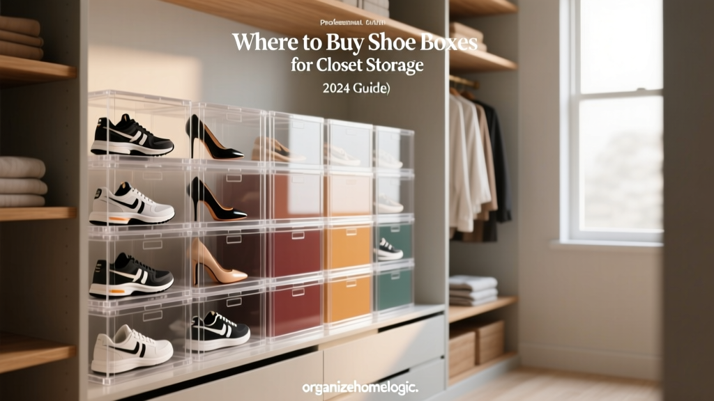 Where to Buy Shoe Boxes for Closet Storage (2024 Guide)