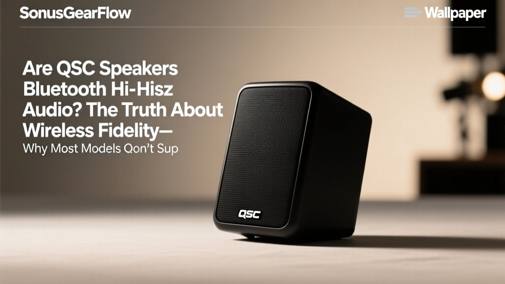 QSC Speakers Bluetooth Hi-Res Audio? (2026)