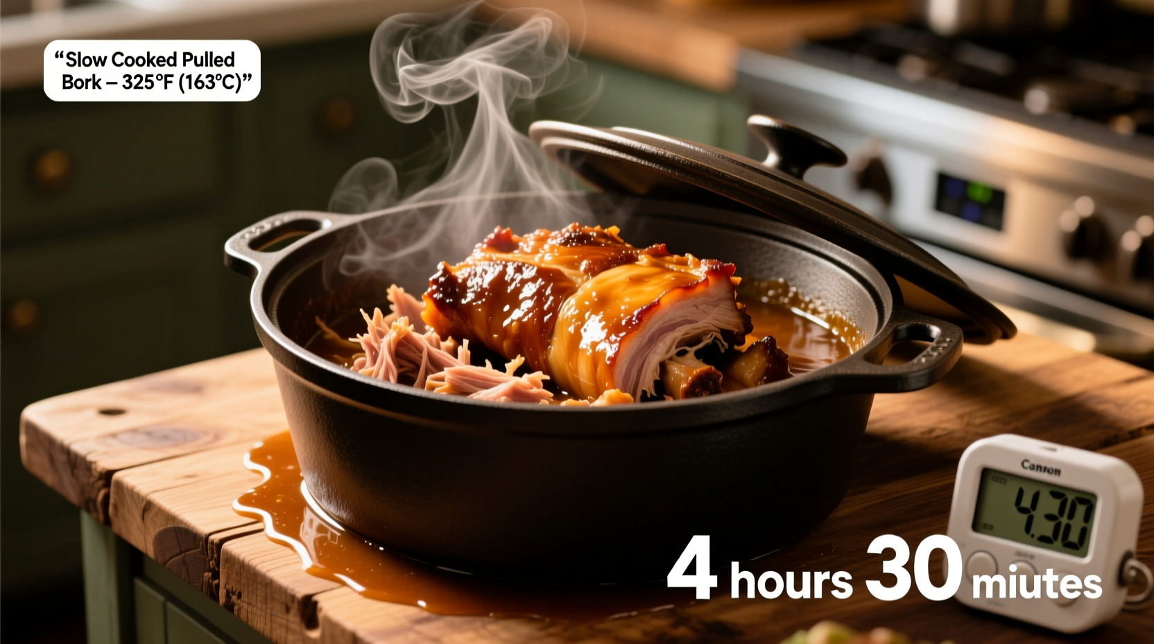 how long to slow cook pulled pork