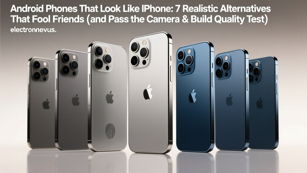Android Phones That Look Like iPhone: 7 Realistic Alternatives That Fool Friends (and Pass the Camera & Build Quality Test)