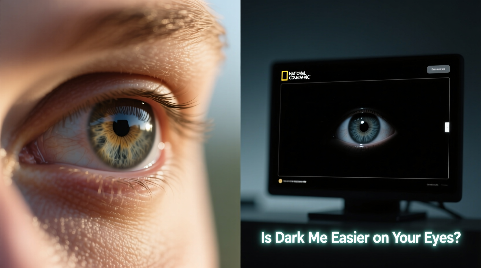 is dark mode actually easier on your eyes or just a preference