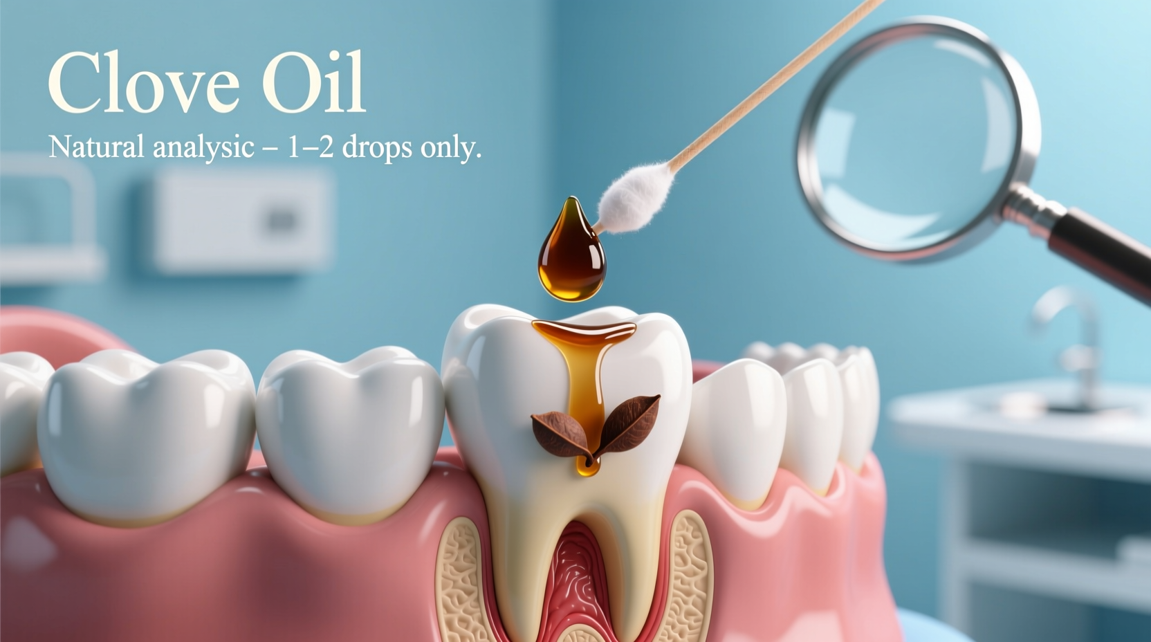 Anwendung von Nelkenöl bei Zahnschmerzen