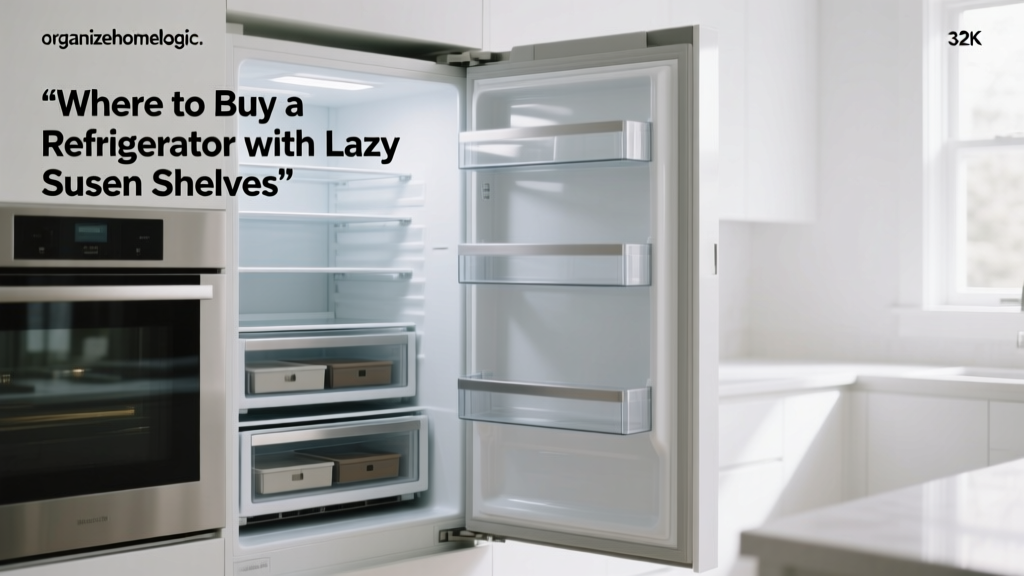 Where to Buy a Refrigerator with Lazy Susan Shelves