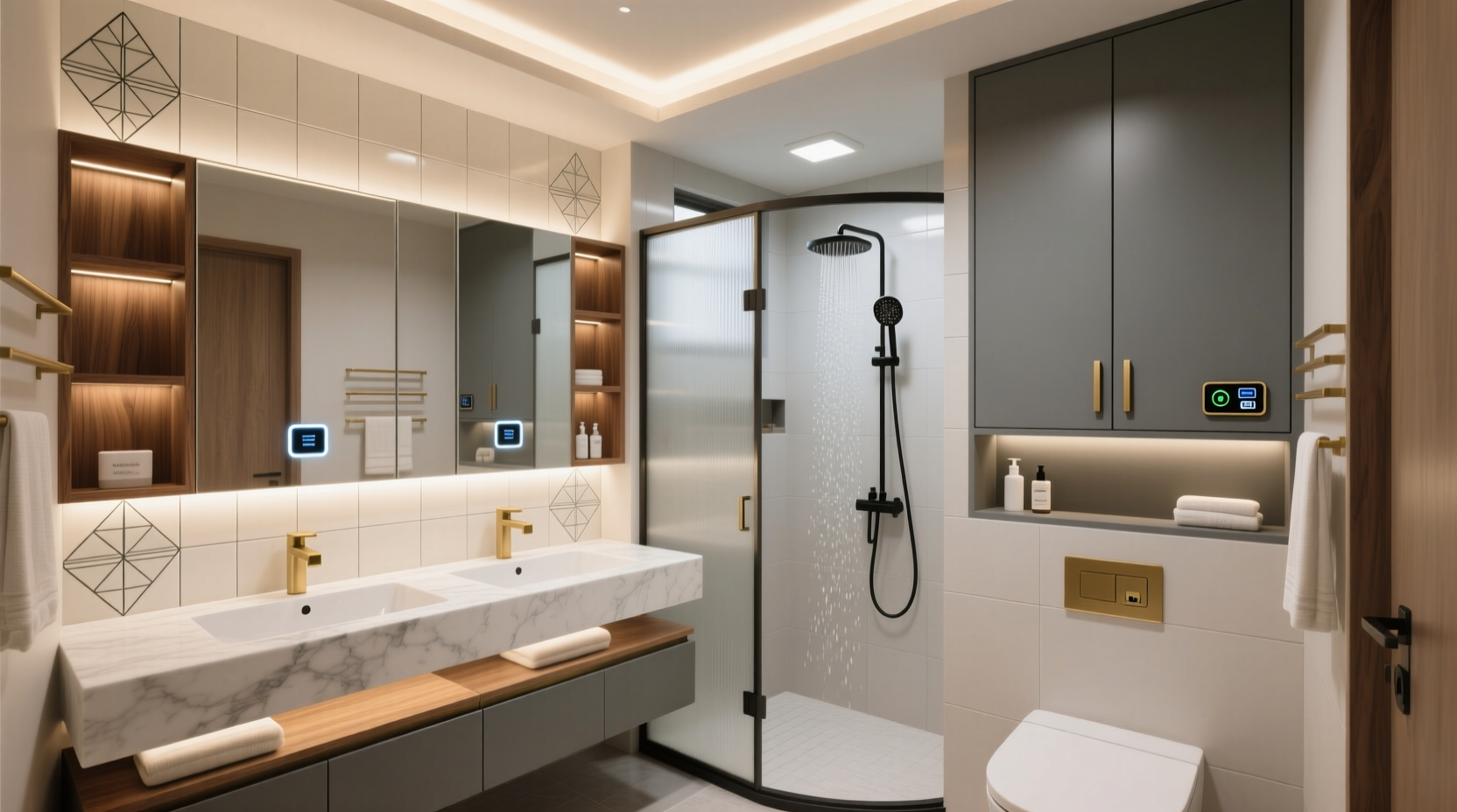 how to organize a small bathroom without sacrificing style or function