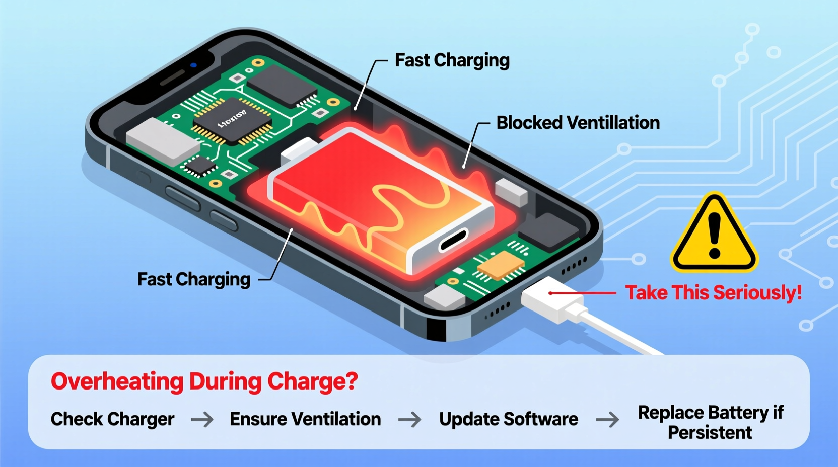 why is my phone overheating when charging and when to take it seriously