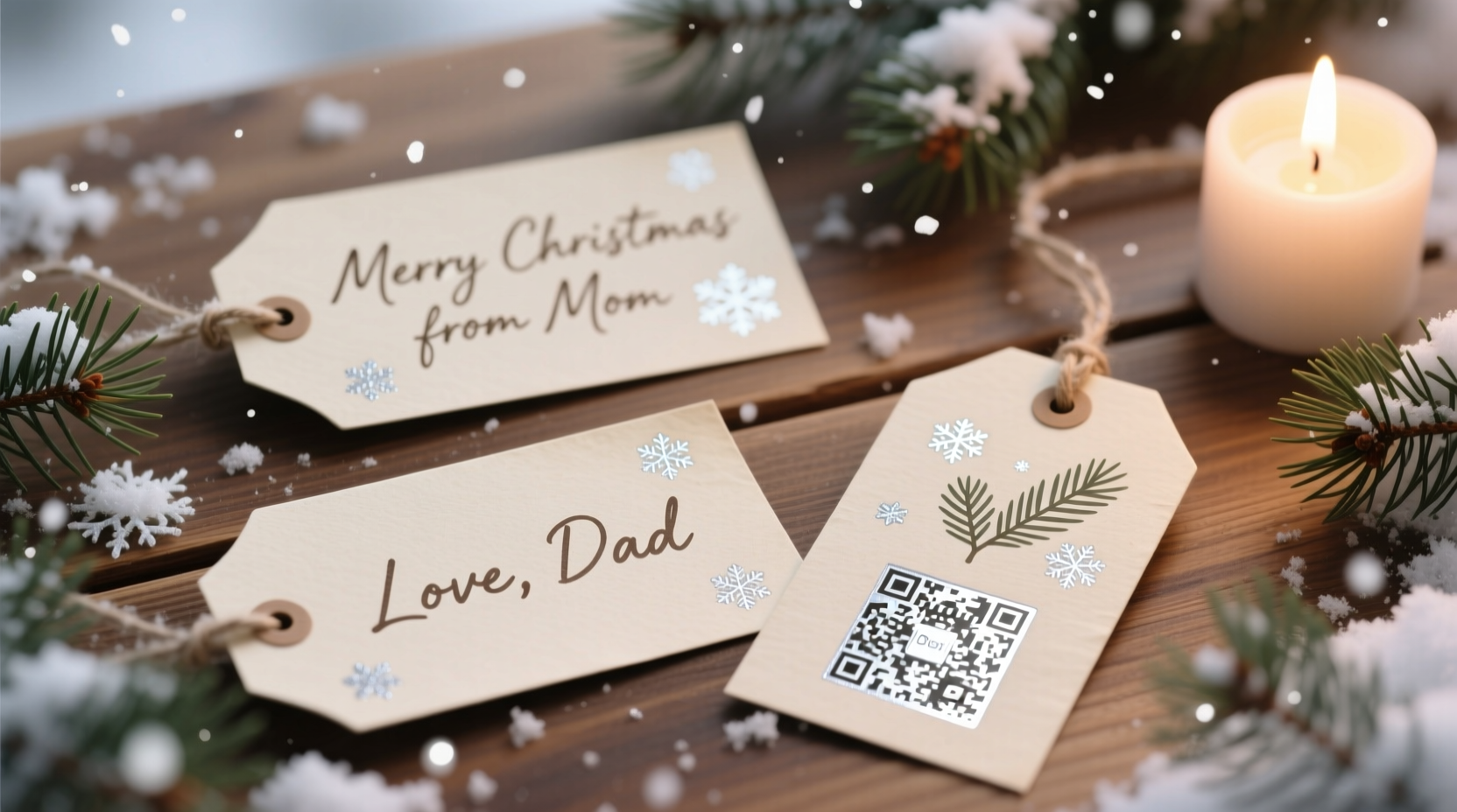 christmas gift tags with qr codes do they add charm or feel impersonal