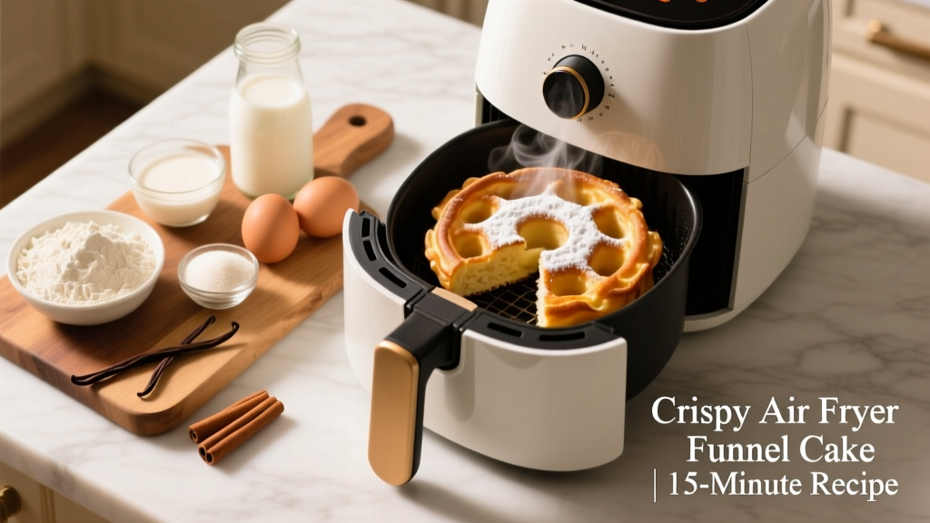 Best Air Fryer Funnel Cake Recipe (Crispy & Budget-Friendly)