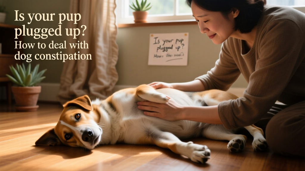 Is Your Pup Plugged-Up? How to Deal With Dog Constipation