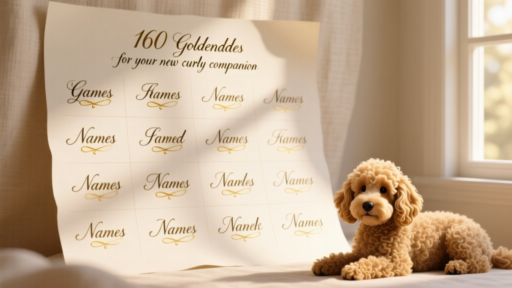 160 Goldendoodle Names for Your New Curly Companion