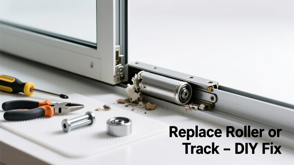 Sliding Glass Door Stuck? Replace the Roller or Track