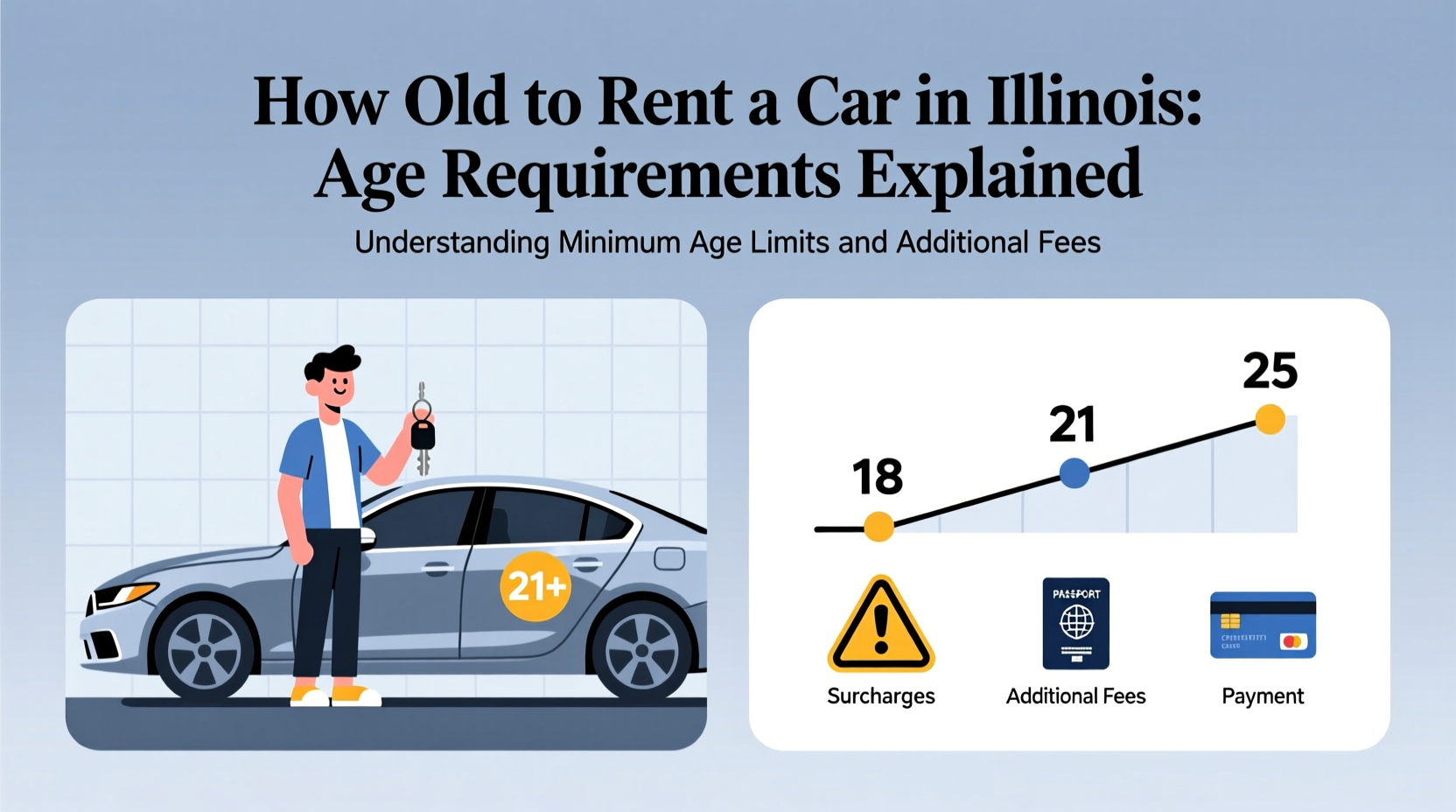 how old to rent a car in illinois