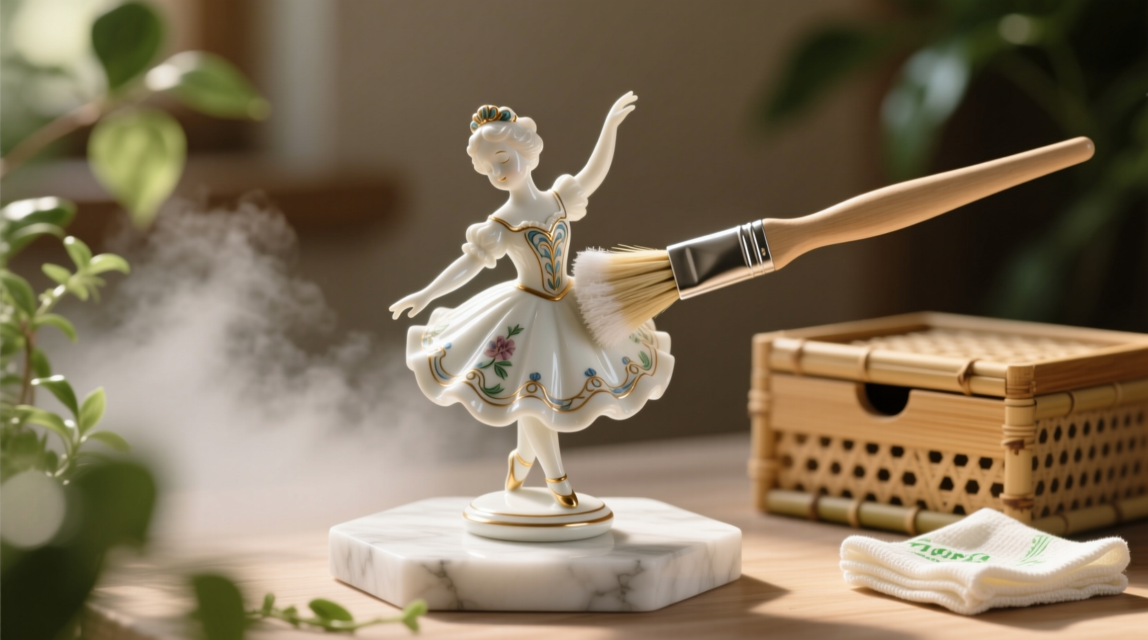 eco friendly cleaning for figurine displays