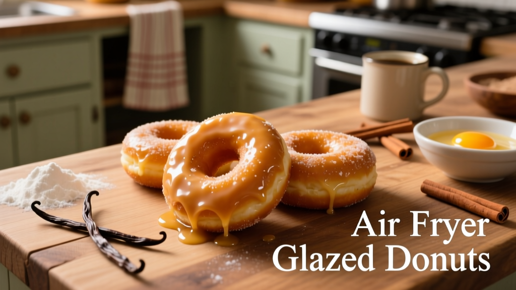 Air Fryer Glazed Donuts: Crispy, Light & Delicious