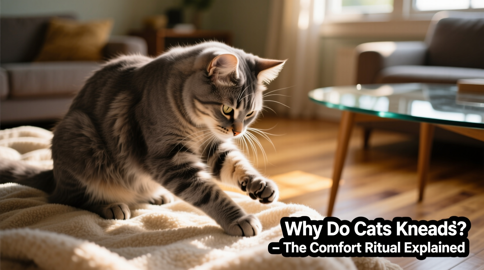 Why Do Cats Knead Blankets Decoding This Comforting Feline Behavior