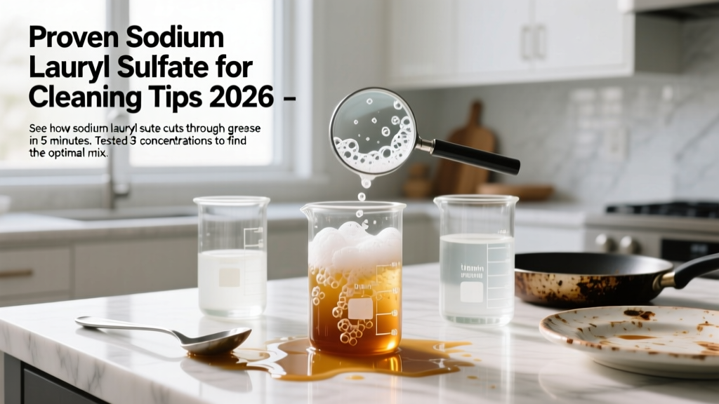 Proven Sodium Lauryl Sulfate For Cleaning Tips 2026