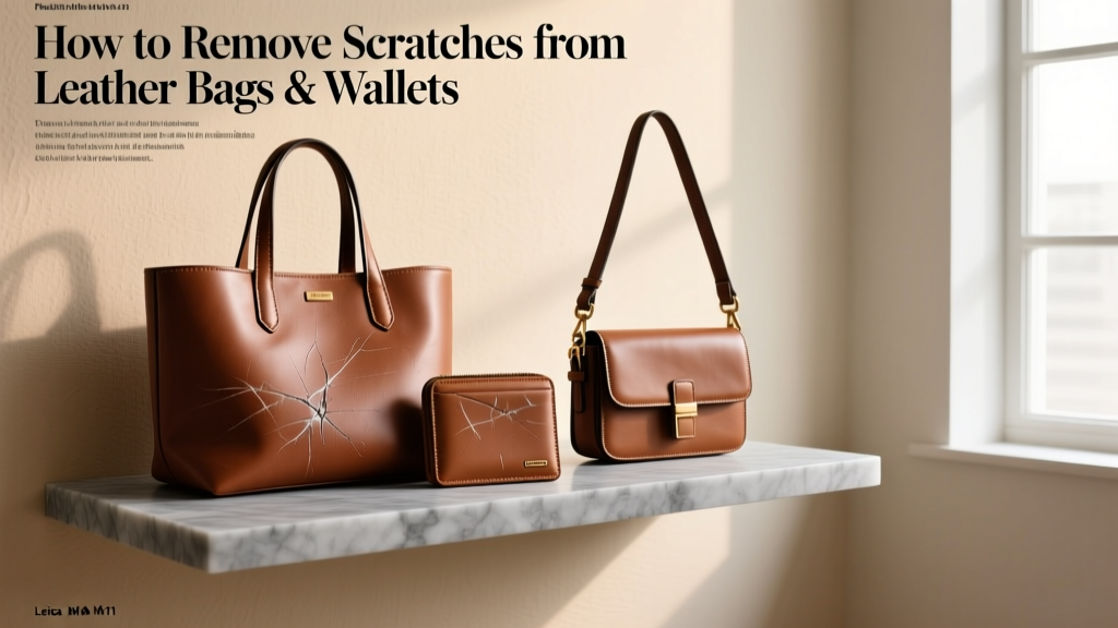 How to Remove Scratches from Leather Bags & Wallets