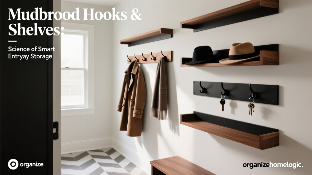 Mudroom Hooks & Shelves: Science of Smart Entryway Storage