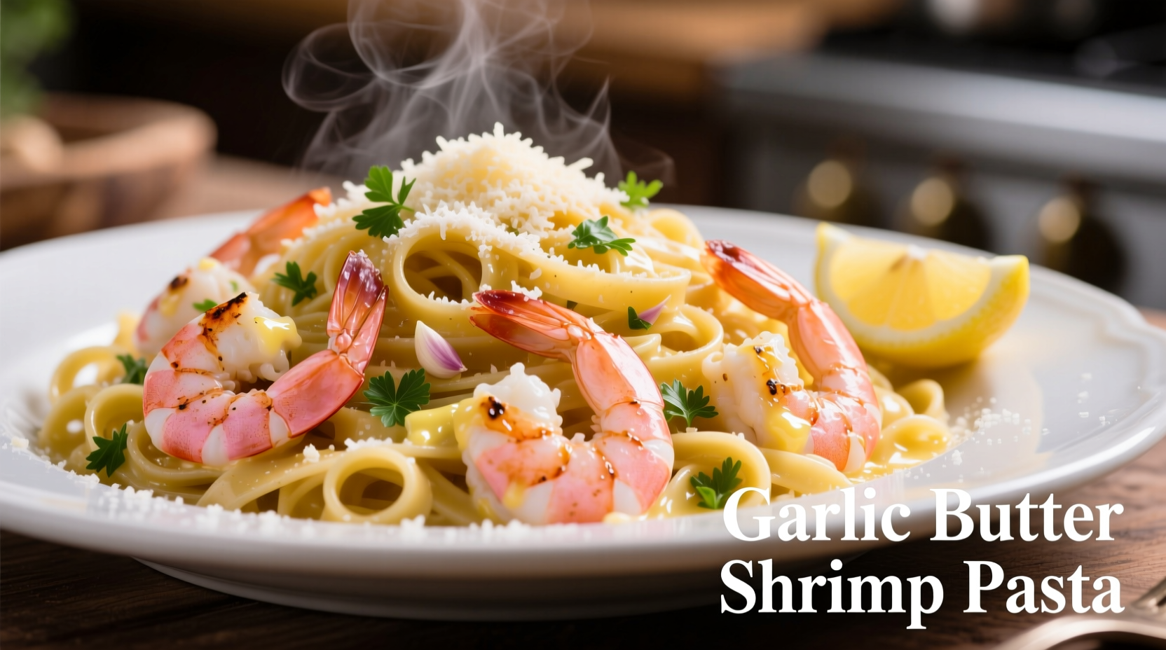 Perfect Butter Shrimp Garlic Pasta Recipe in 20 Minutes