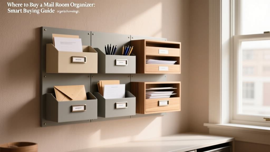 Where to Buy a Mail Room Organizer: Smart Buying Guide
