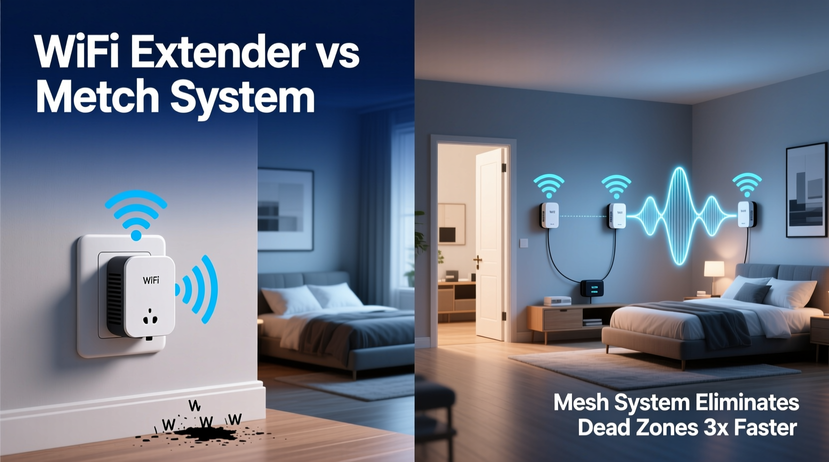 wifi extender vs mesh system which eliminates dead zones faster