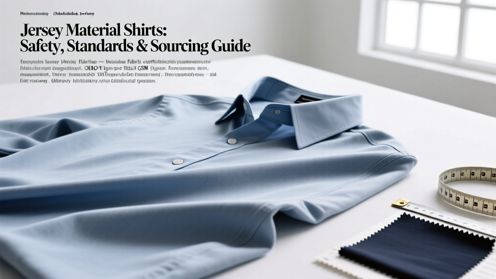 Jersey Material Shirts: Safety, Standards & Sourcing Guide