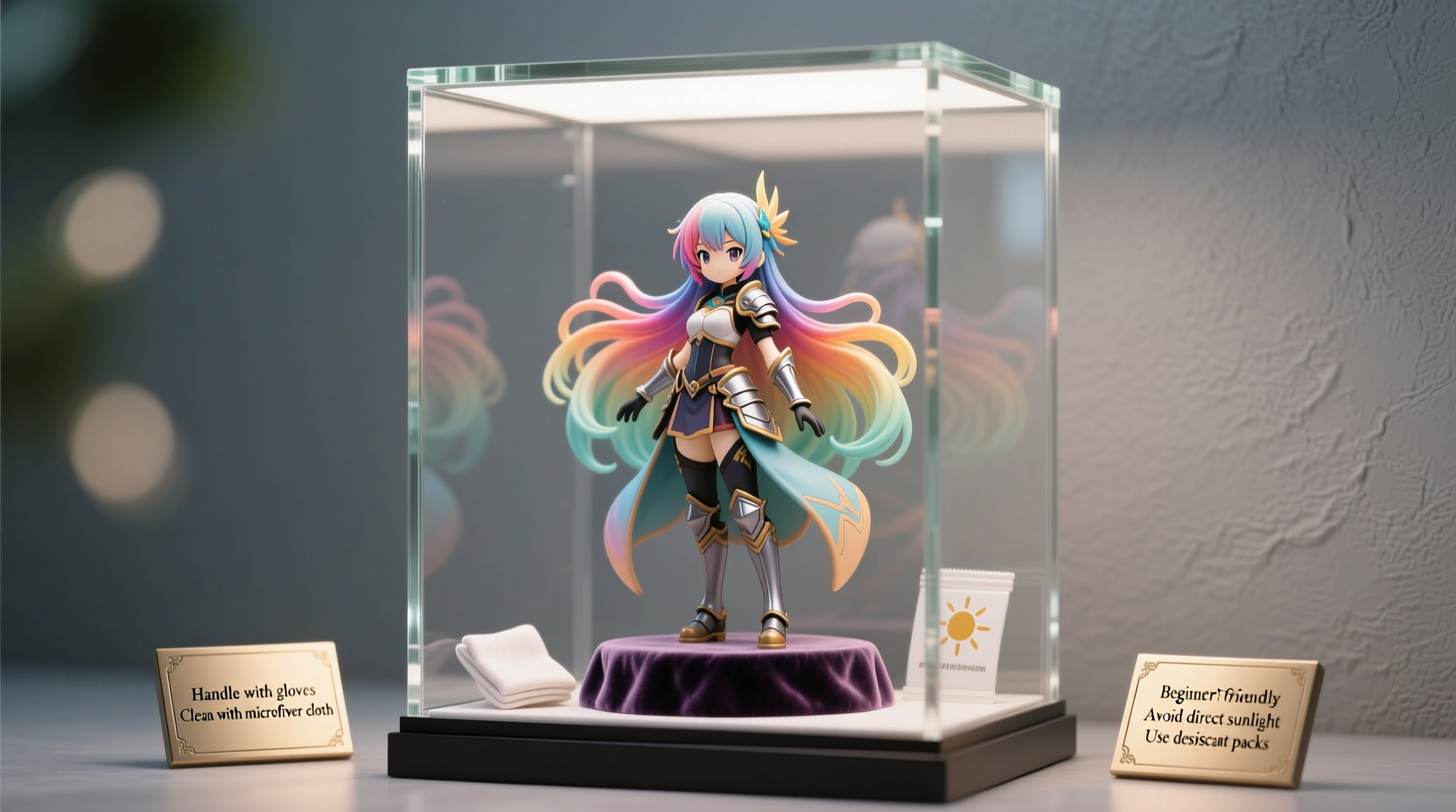 anime figure collecting beginner tips for display and dust protection