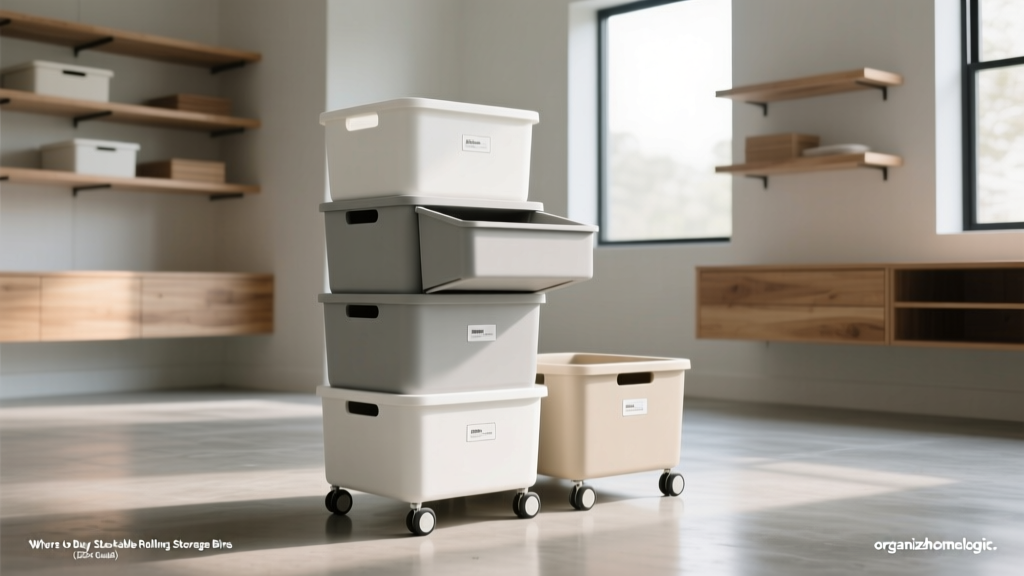 Where to Buy Stackable Rolling Storage Bins (2024 Guide)