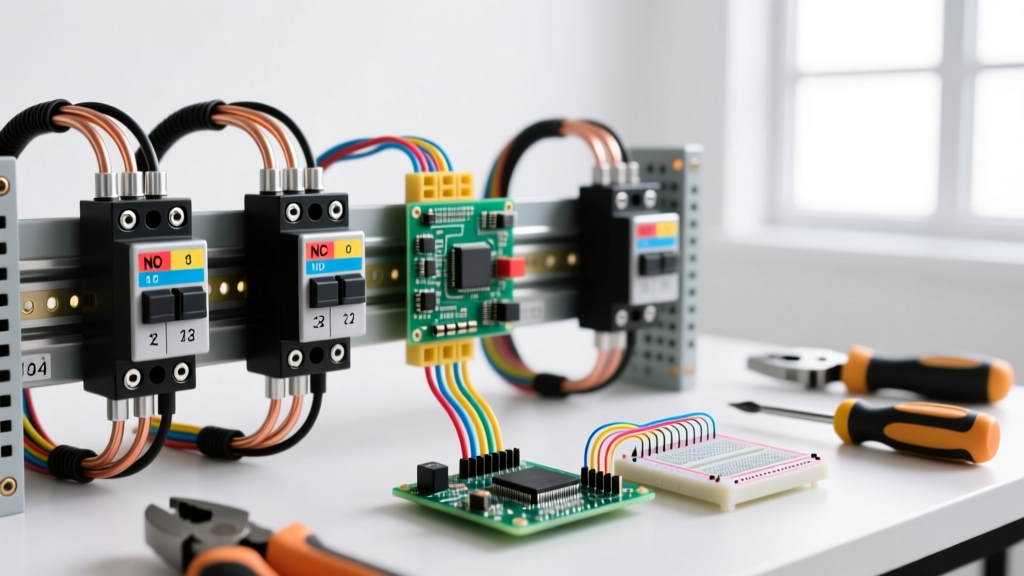 Relay Ladder Logic Hardware: Sizing and Wiring Electromechanical Relays