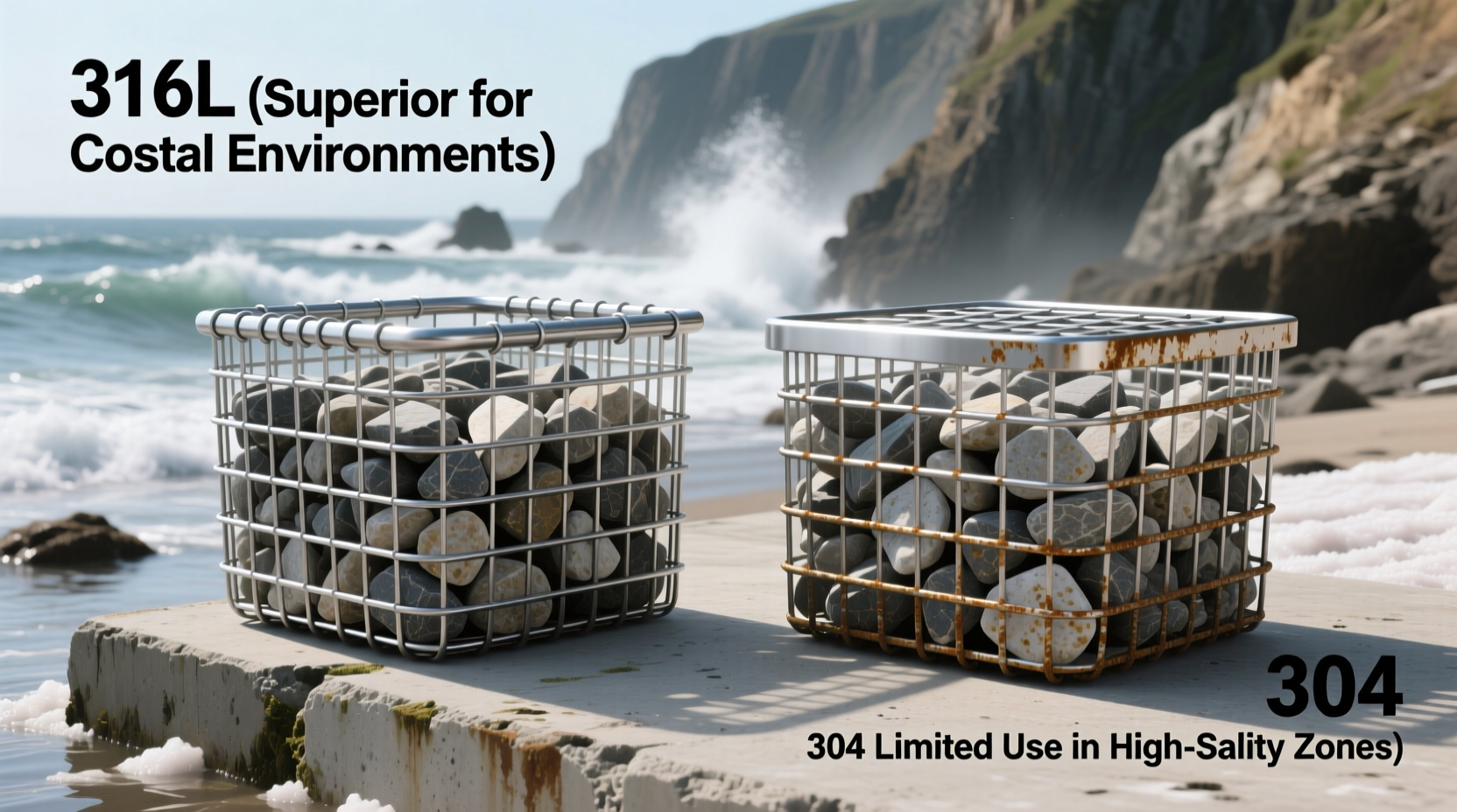 best stainless steel gabion baskets