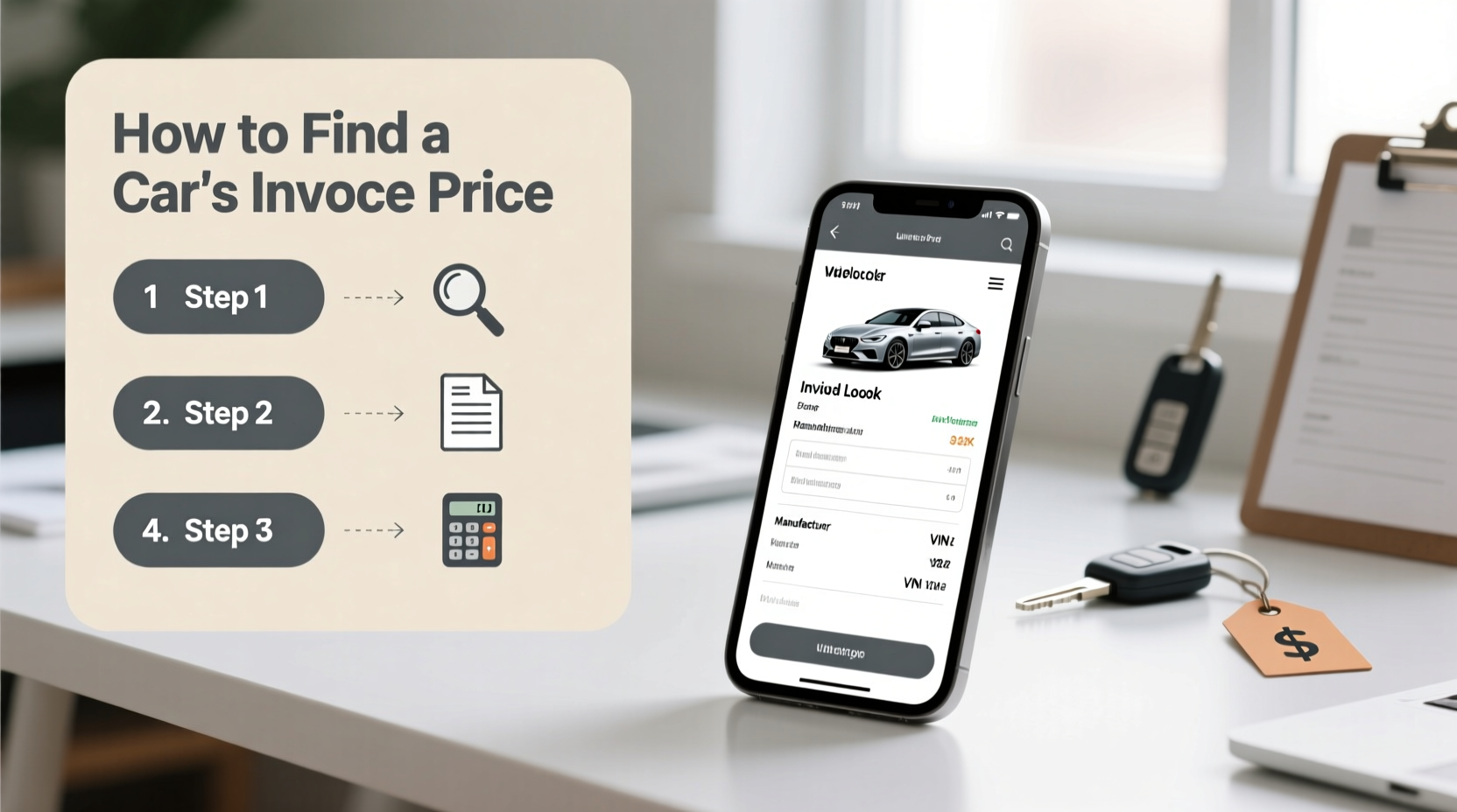 how to check invoice price for a car