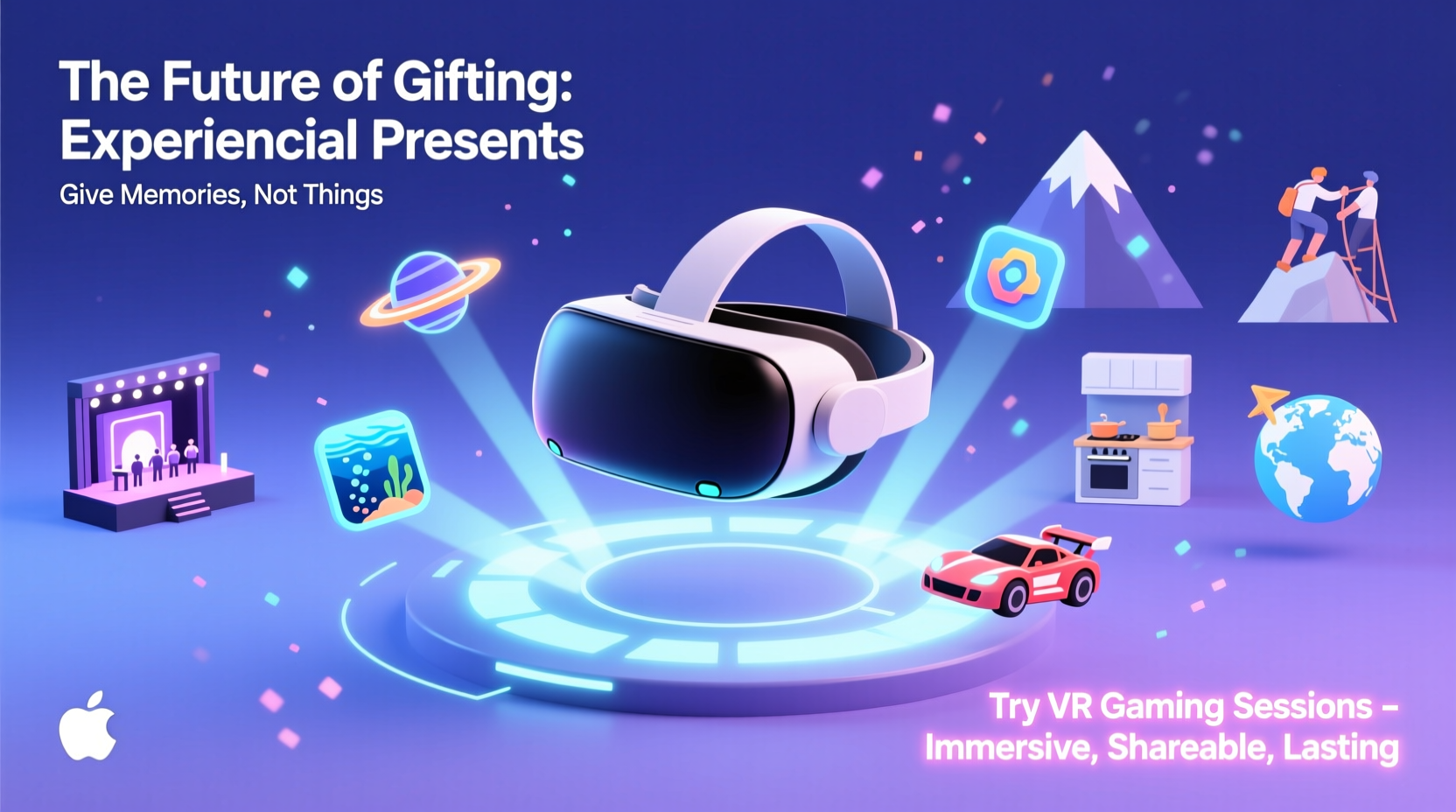 how to gift experiential presents like vr gaming sessions instead of physical items