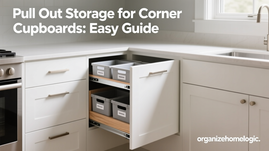 Pull Out Storage for Corner Cupboards: Easy Guide