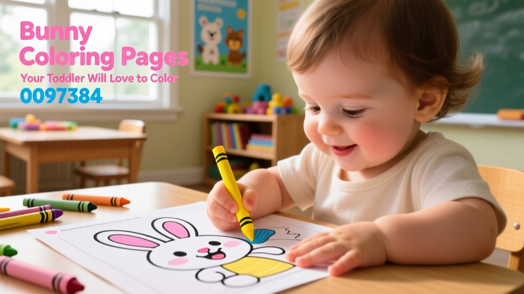 Bunny Coloring Pages Your Toddler Will Love To Color: Developmentally Smart Designs for Ages 18–36 Months